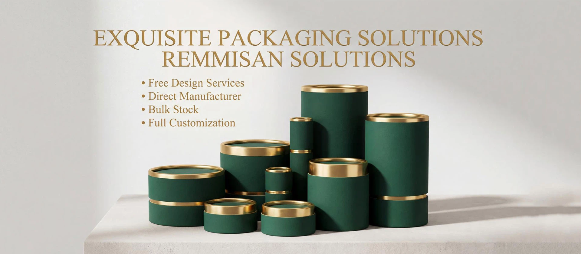 Customized paper tube packaging